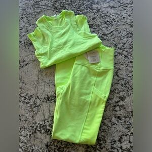 Fabletic legging and tank set